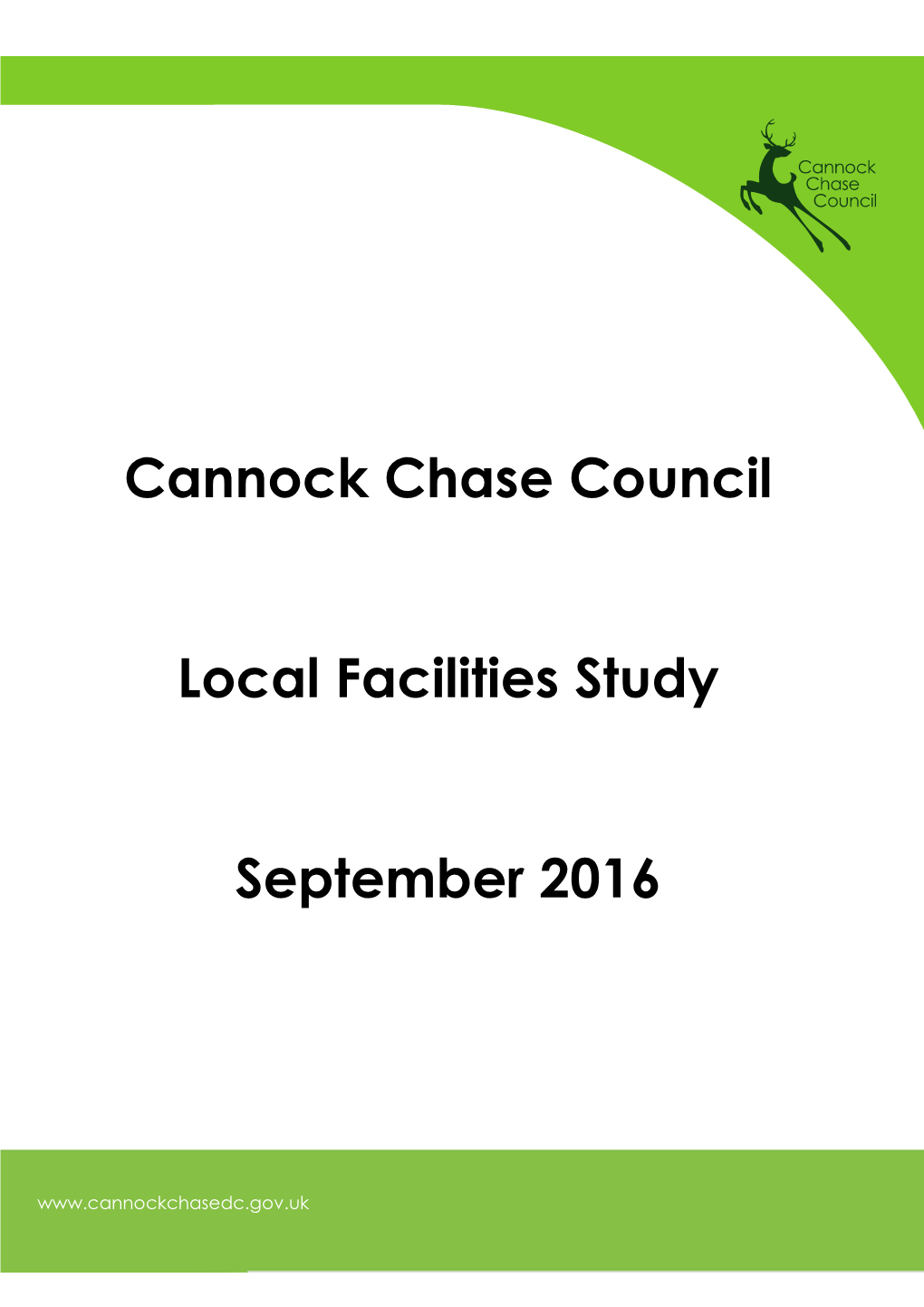 Local Facilities Study (September 2016)