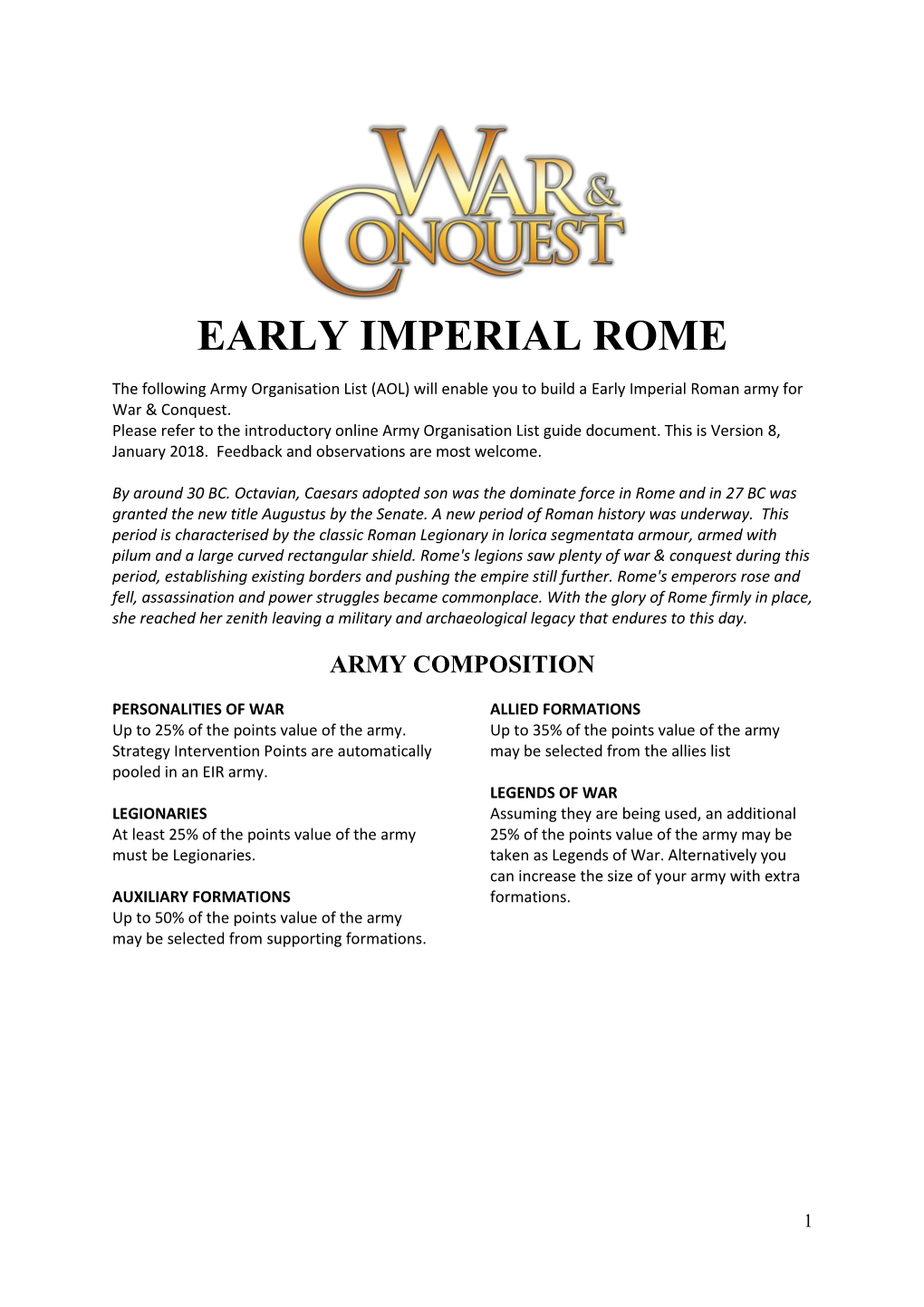 Early Imperial Rome