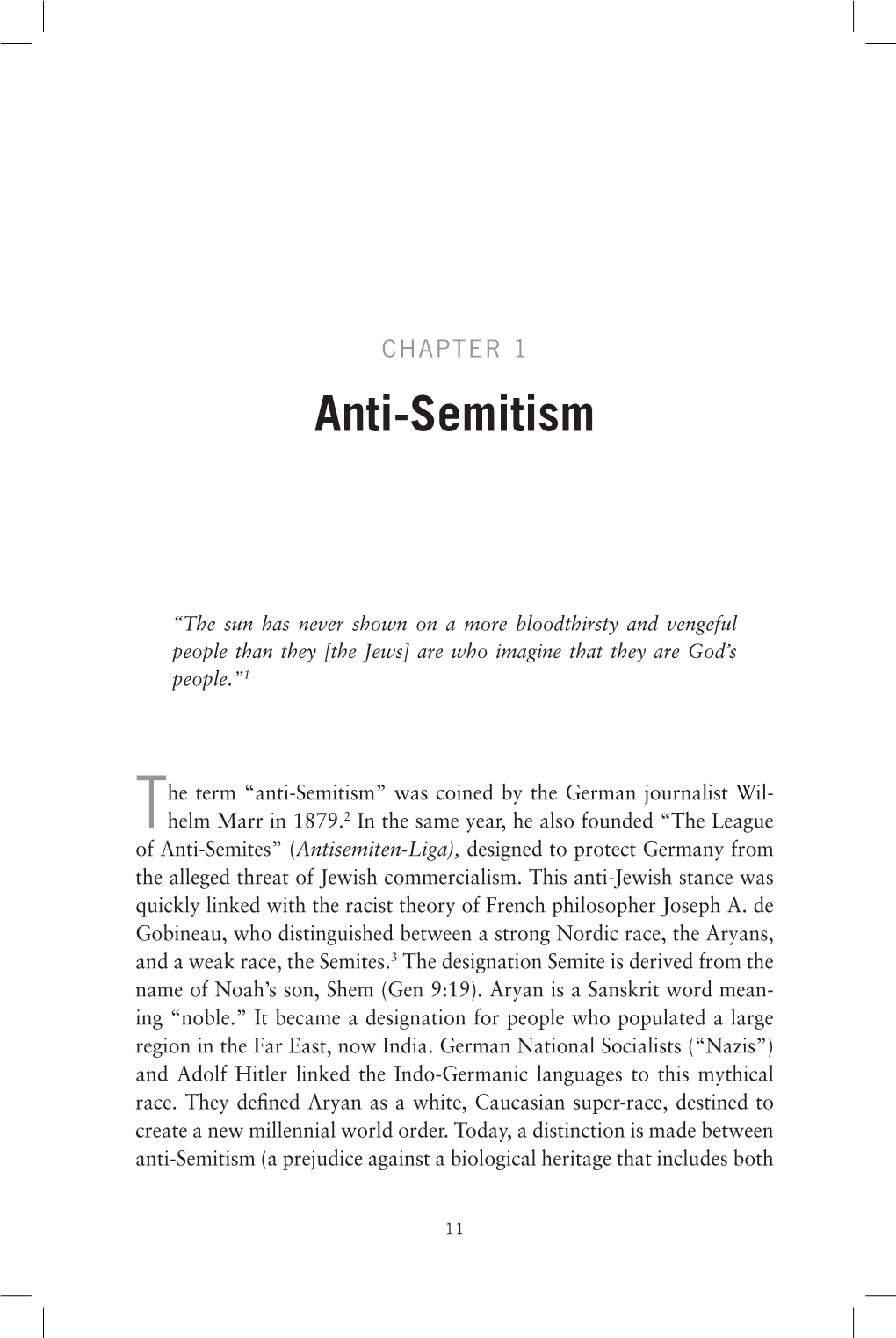 Anti-Semitism