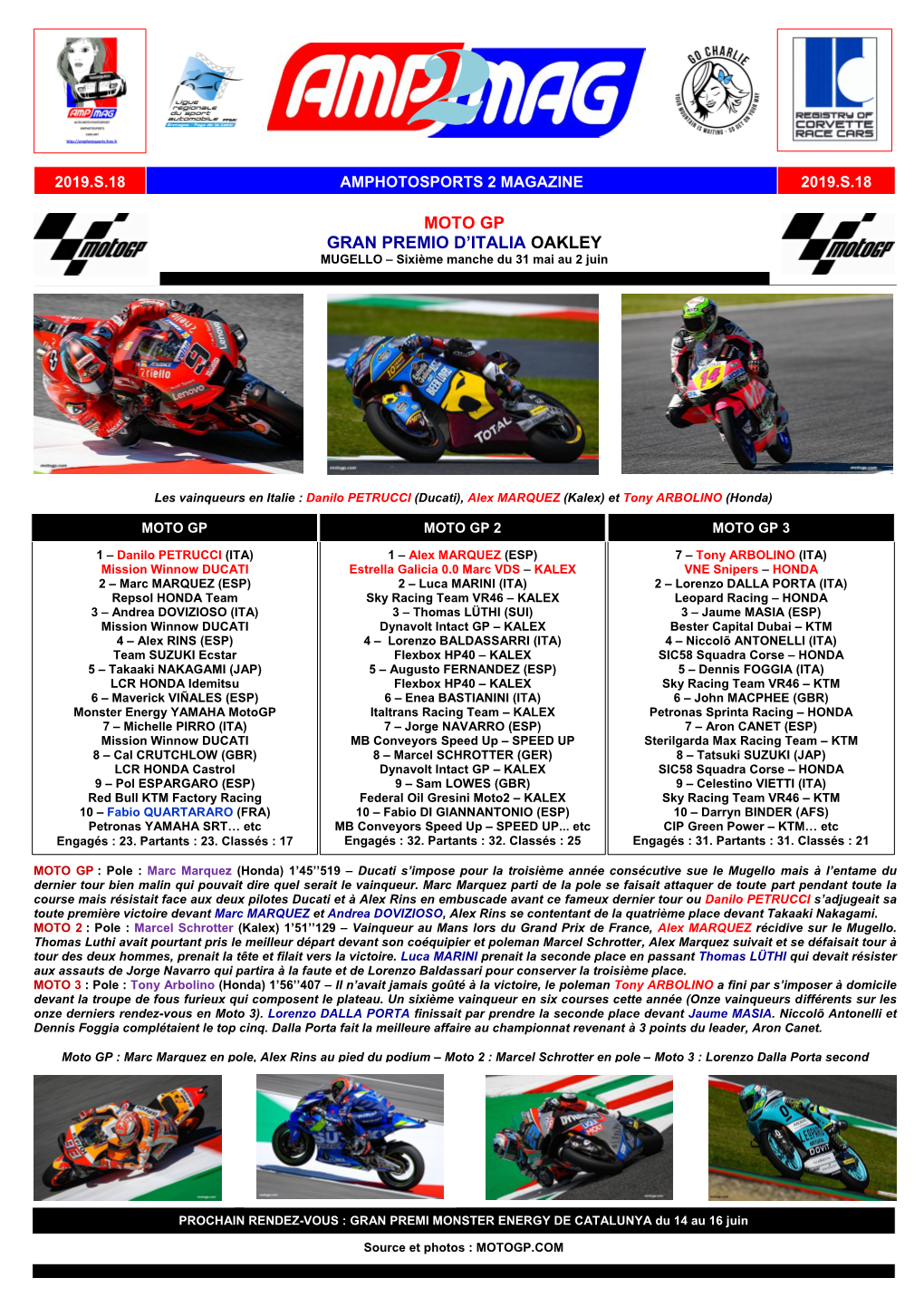 Moto Gp Gran Premio D'italia Oakley