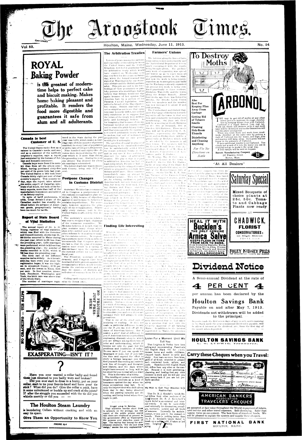 The Aroostook Times, June 11, 1913