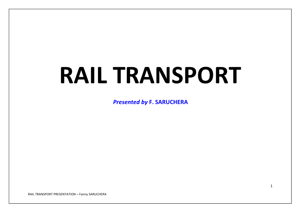 3 RAIL Transport Presentation NUST.Pdf