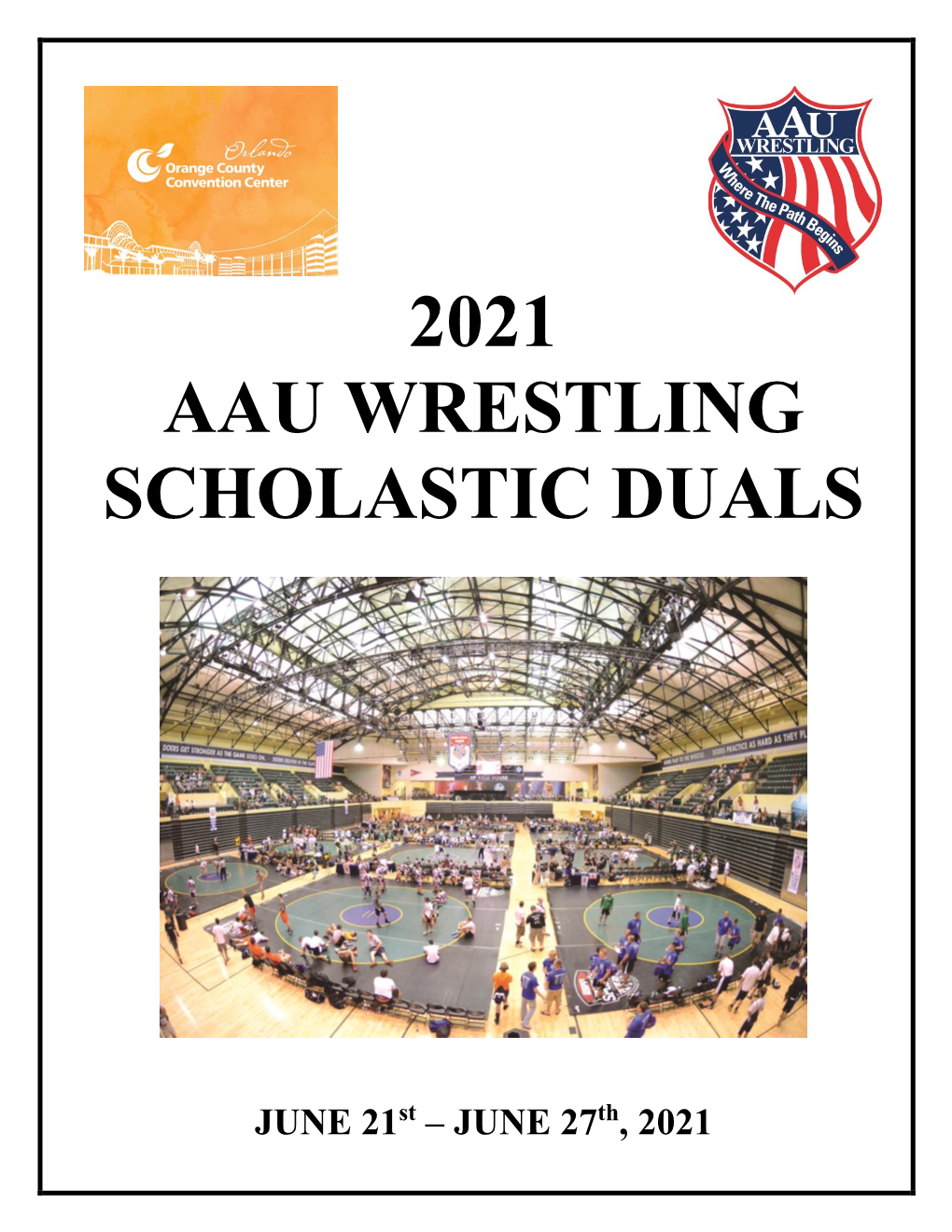 2021 Aau Wrestling Scholastic Duals