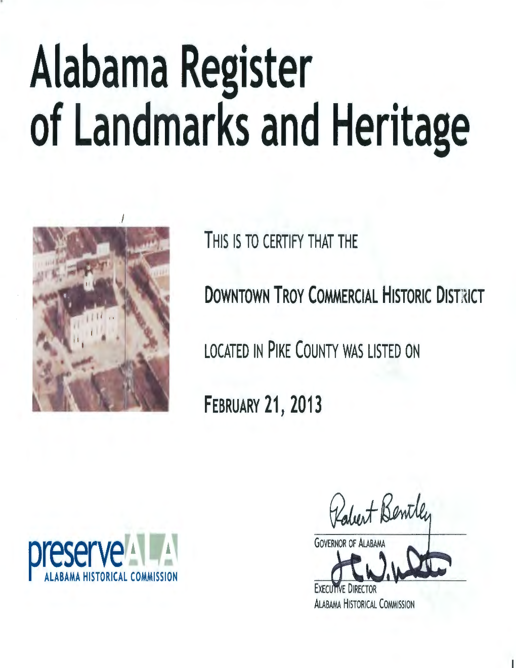 Alabama Register of Landmarks and Heritage