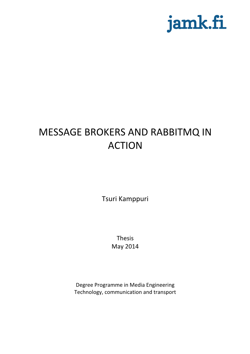 Message Brokers and Rabbitmq in Action