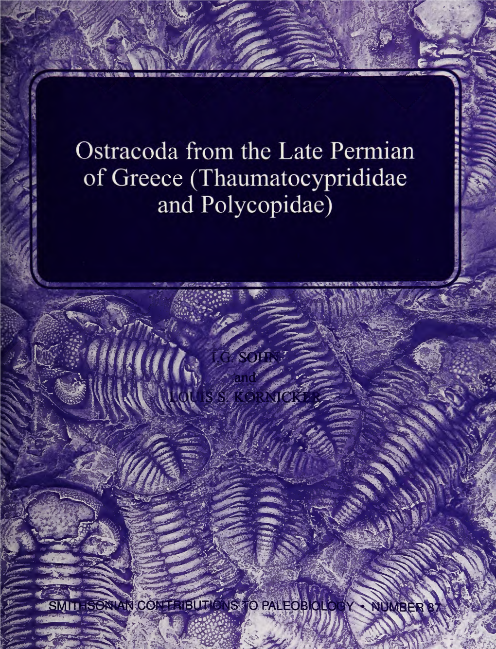 Ostracoda from the Late Permian of Greece (Thaumatocyprididae and Polycopidae)