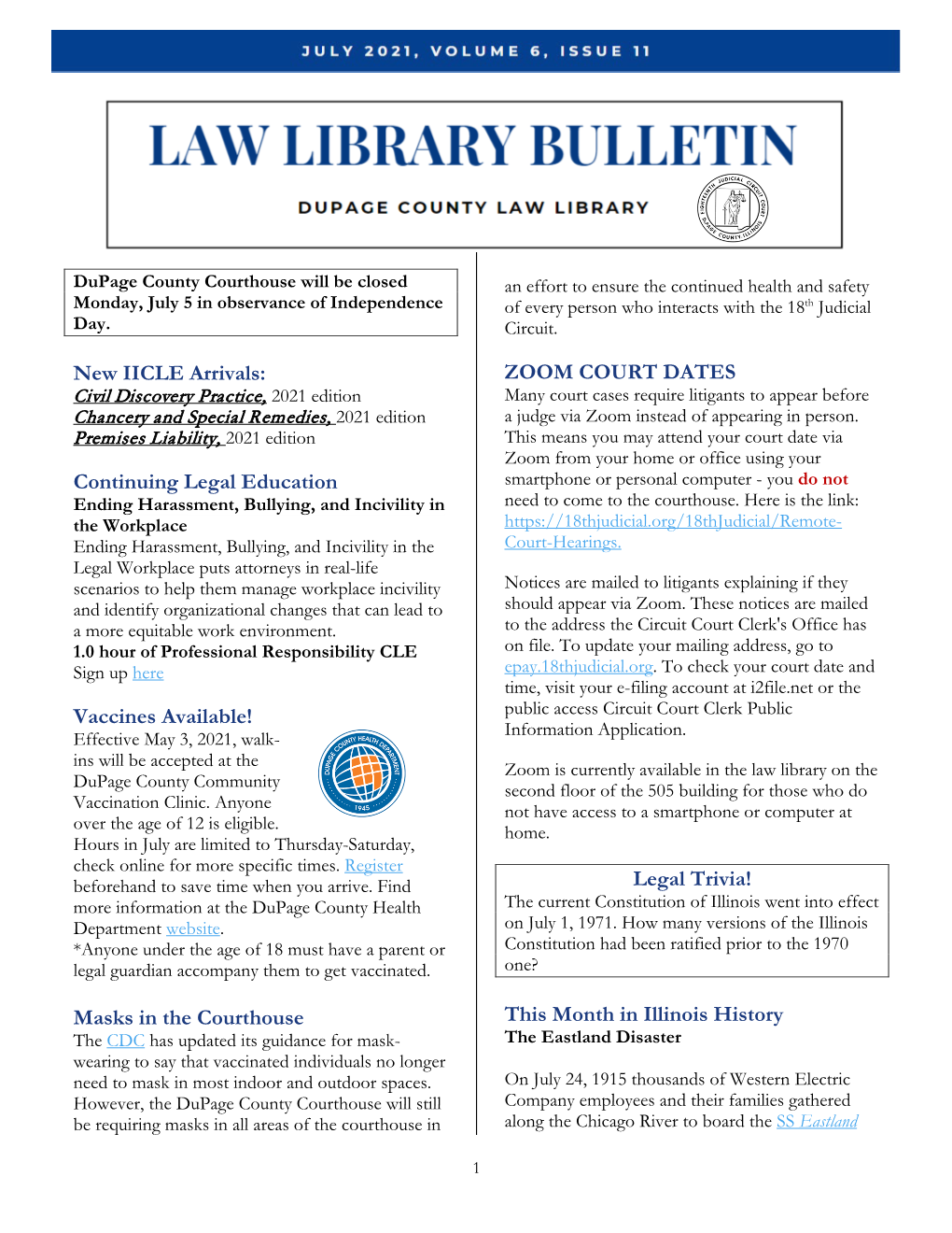 Law Library Bulletin