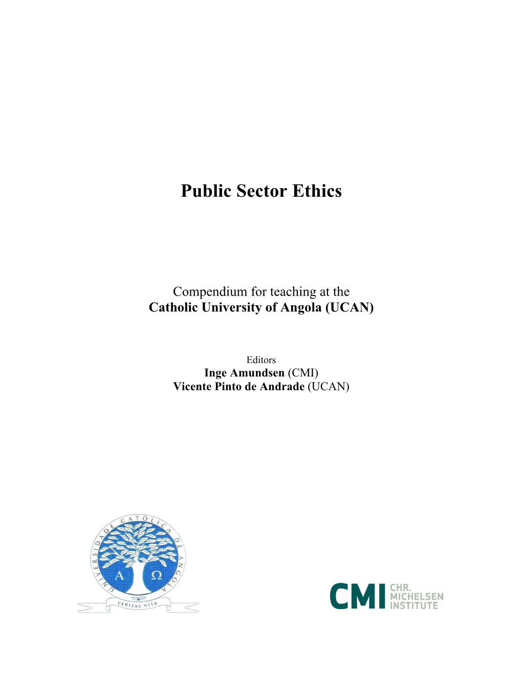 Public Sector Ethics