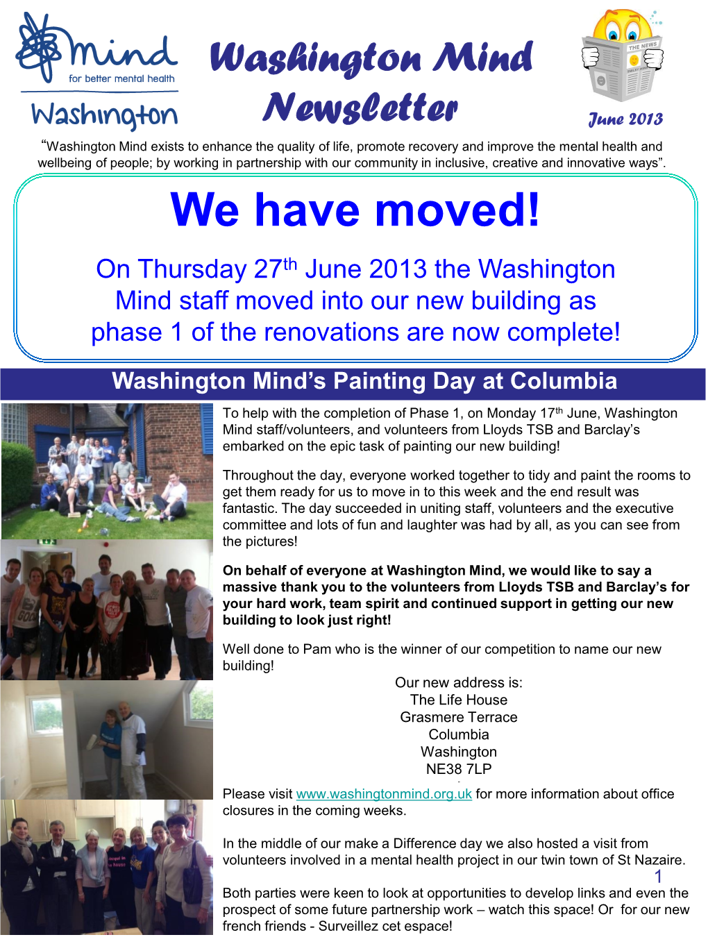 Sunderland Wellbeing Network Newsletter