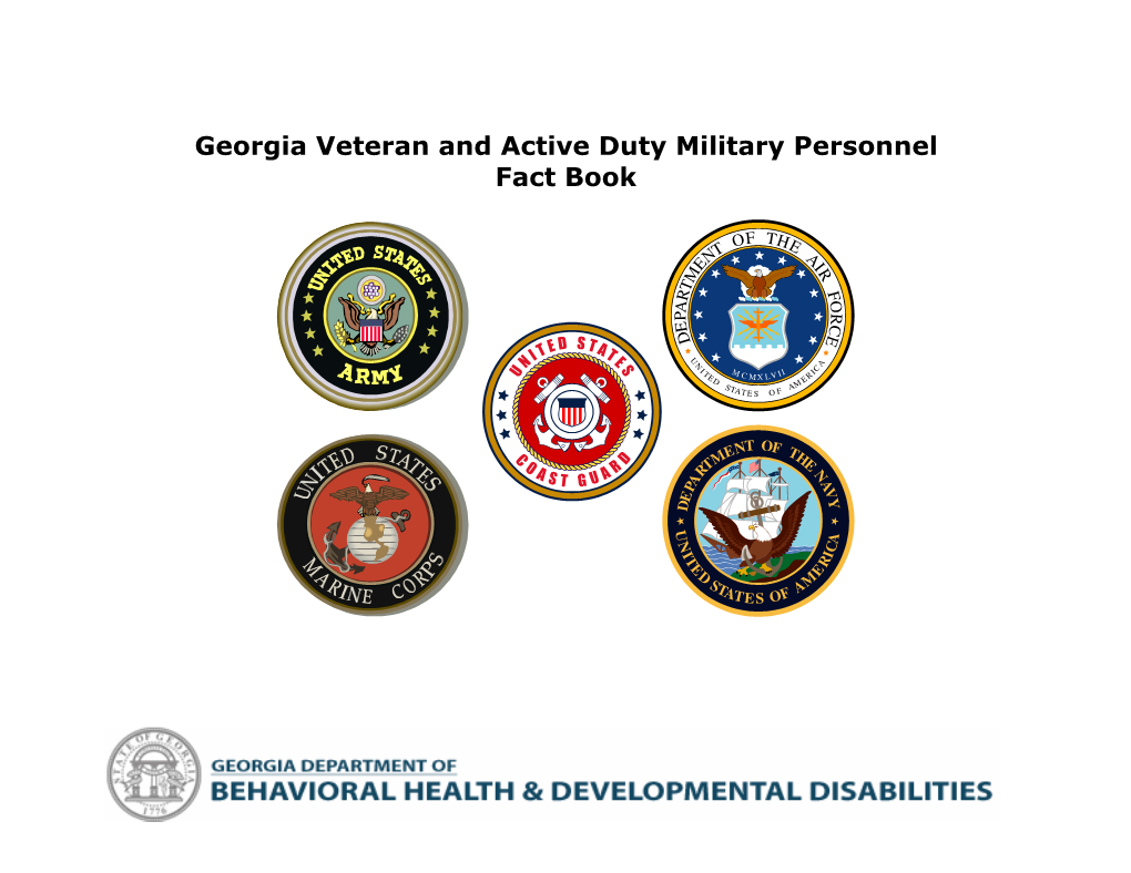 Georgia Veteran and Active Duty Military Personnel Fact Book