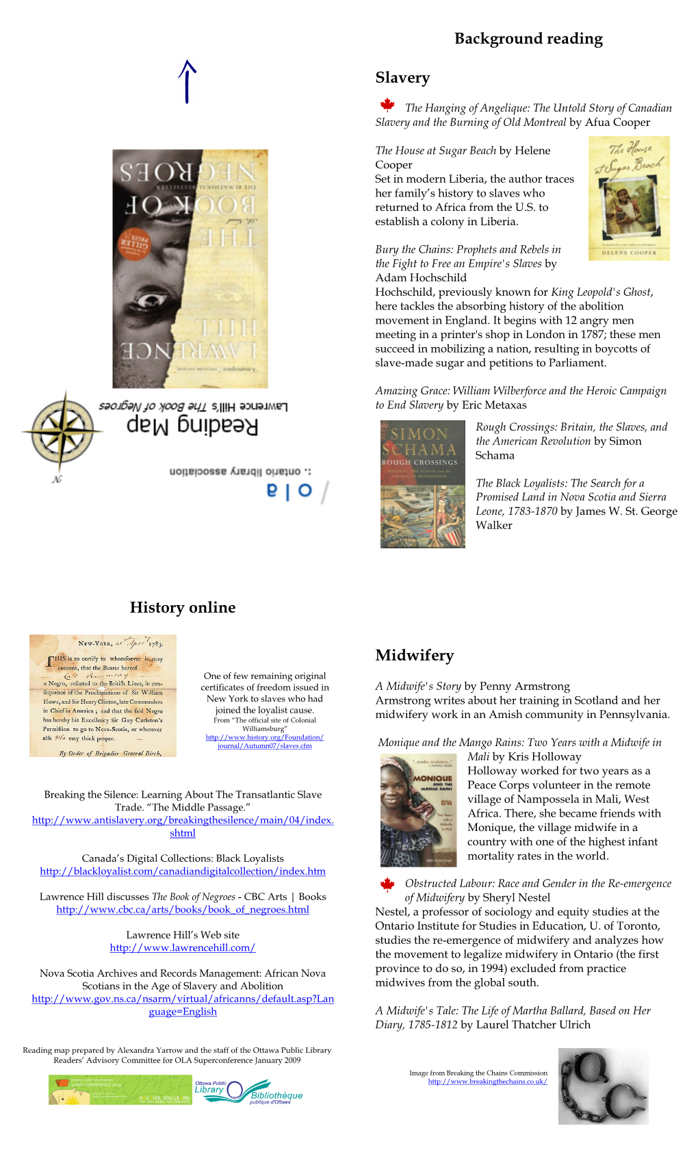 History Online Background Reading Slavery Midwifery
