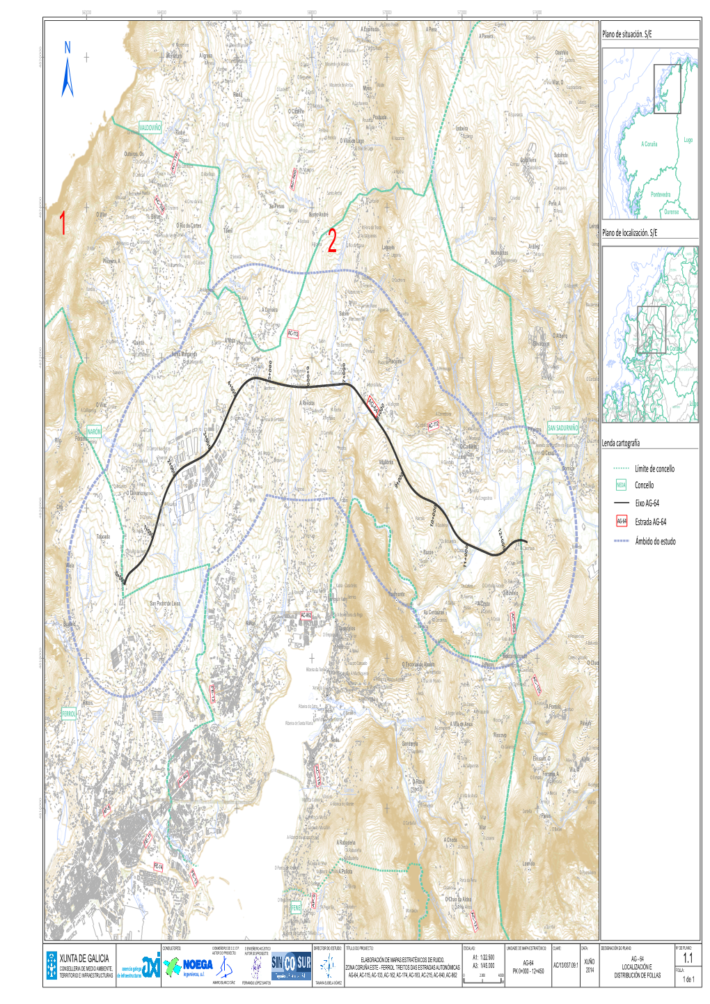 XUNTA DE GALICIA Plano De Localización. S/E Plano De Situación