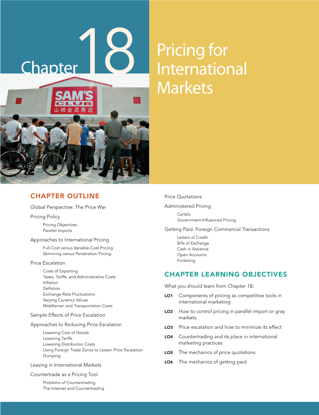 Pricing for International Markets Chapter