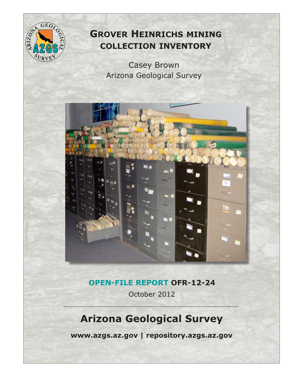 Grover Heinrichs Mining Collection Inventory