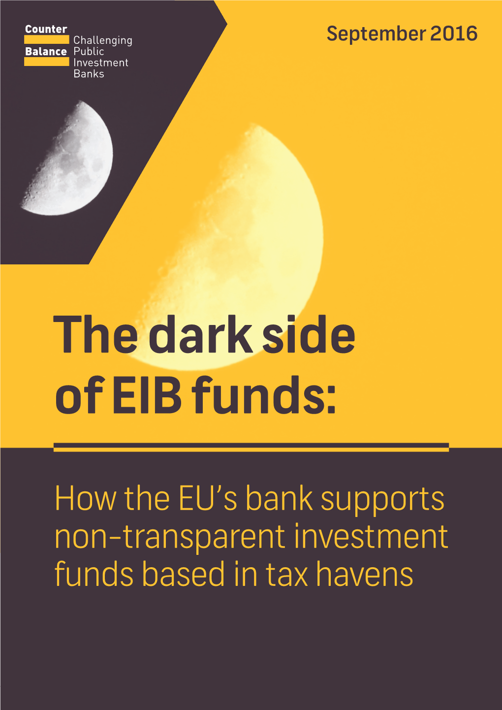 The Dark Side of EIB Funds