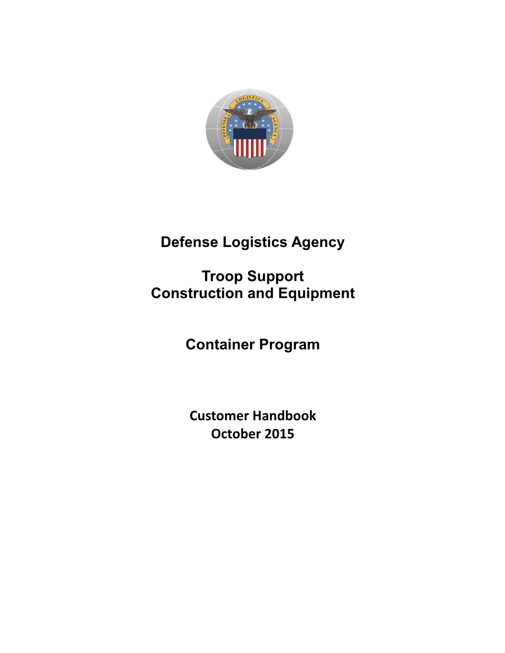 Defense Logistics Agency Troop Support Construction And