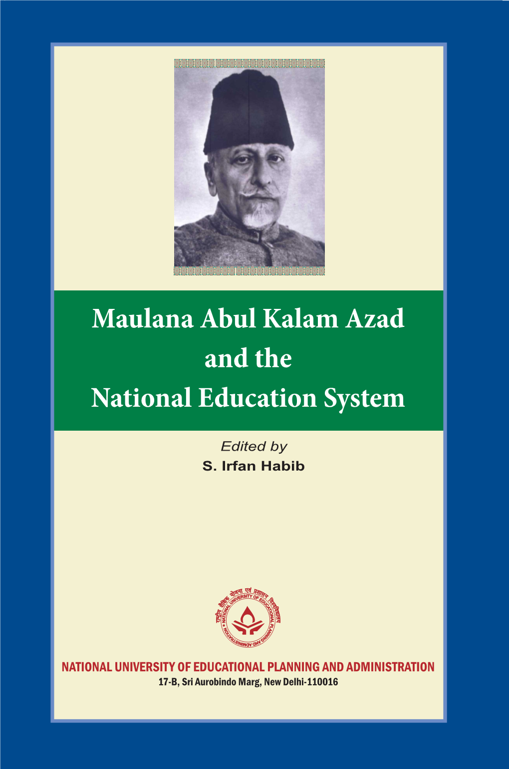 Maulana Abul Kalam Azad and the National Education System