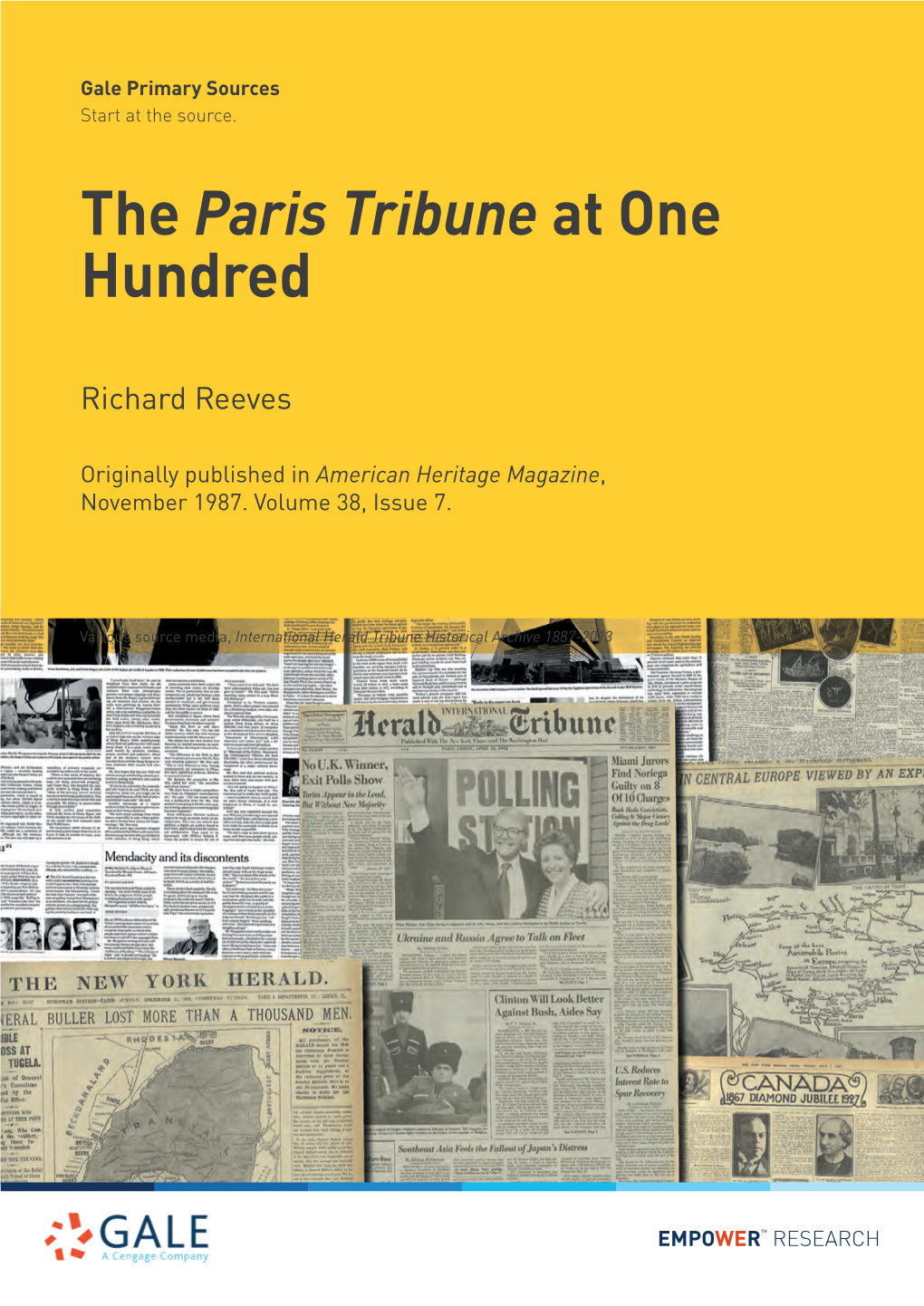 The Paris Tribune at One Hundred