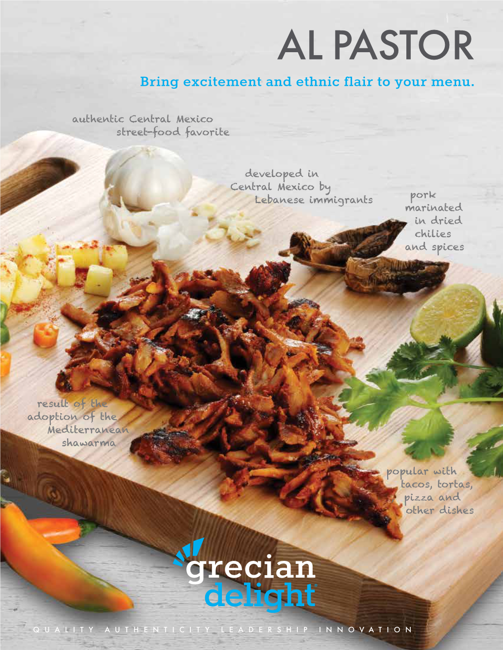 AL PASTOR Bring Excitement and Ethnic Flair to Your Menu