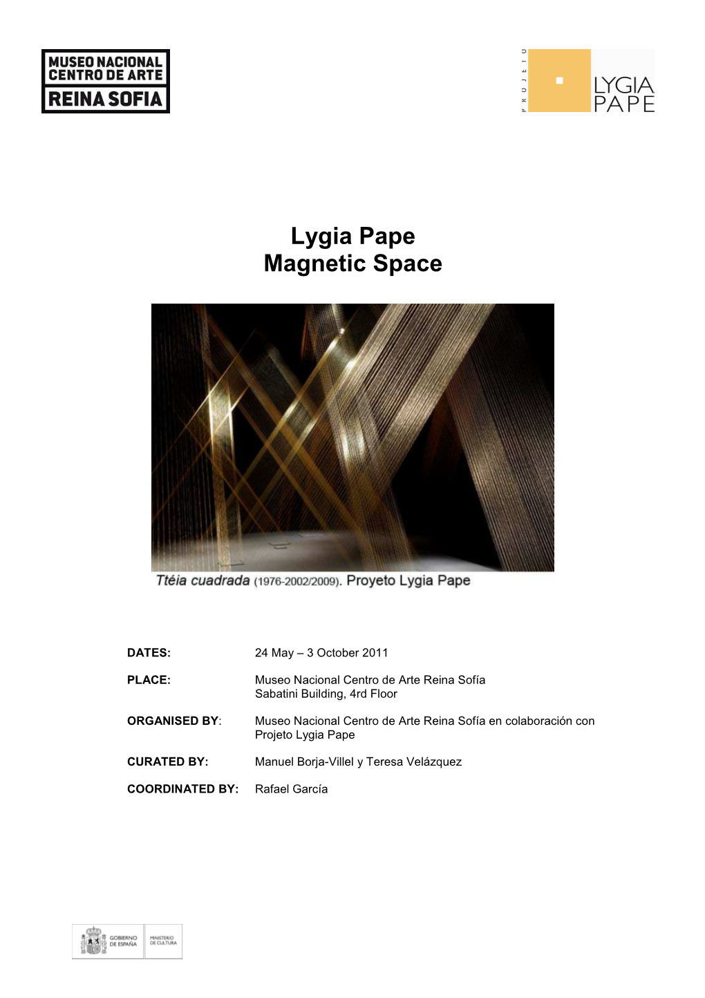 Press Release Lygia Pape