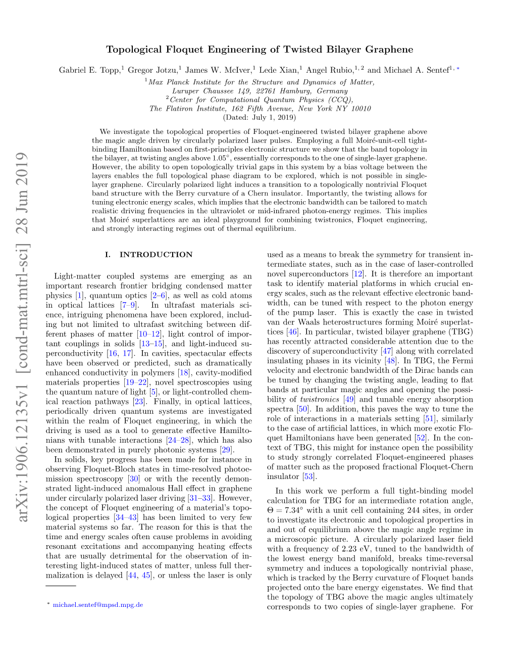 Topological Floquet Engineering of Twisted Bilayer Graphene