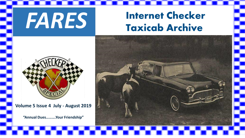 Internet Checker Taxicab Archive
