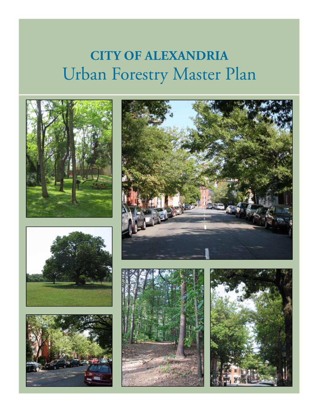 Urban Forestry Master Plan