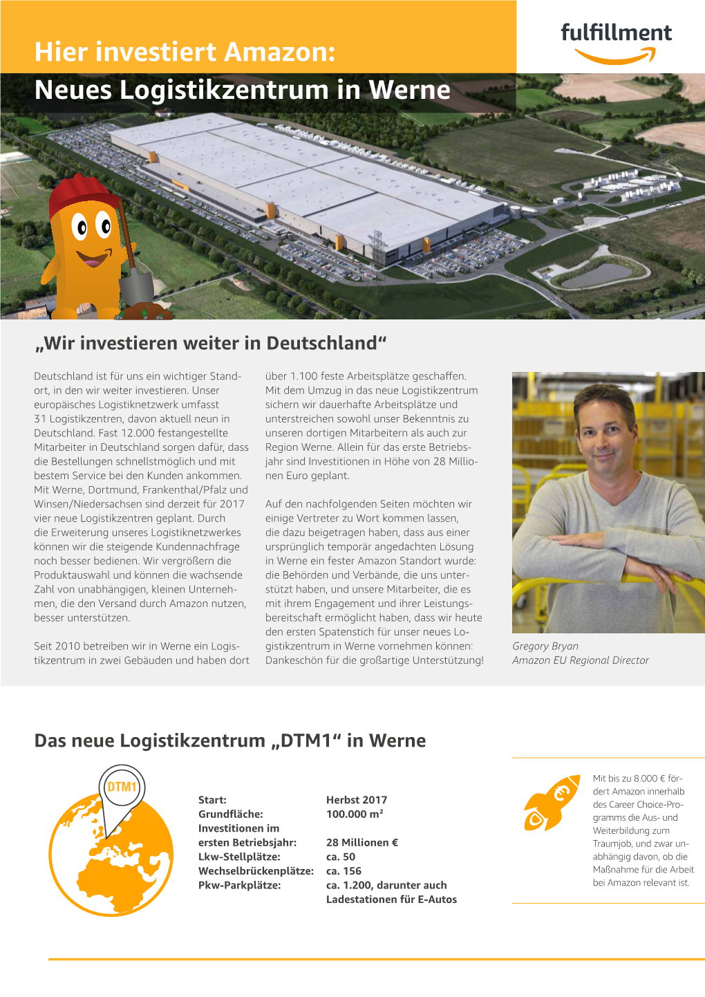 Hier Investiert Amazon: Neues Logistikzentrum in Werne