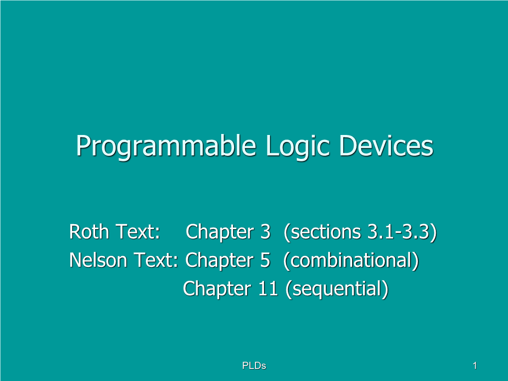 Programmable Logic Devices.Pdf