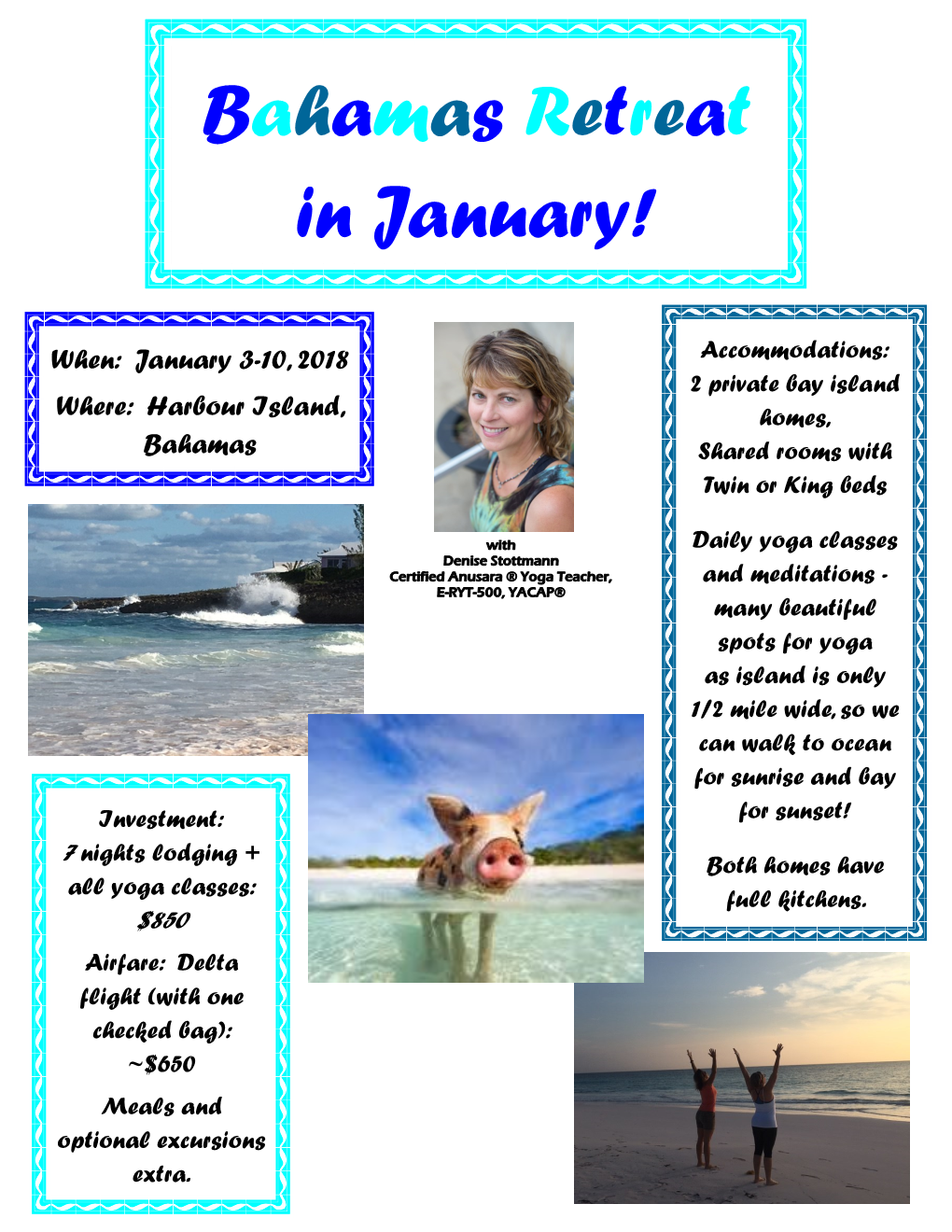 Bahamas Retreat in January!