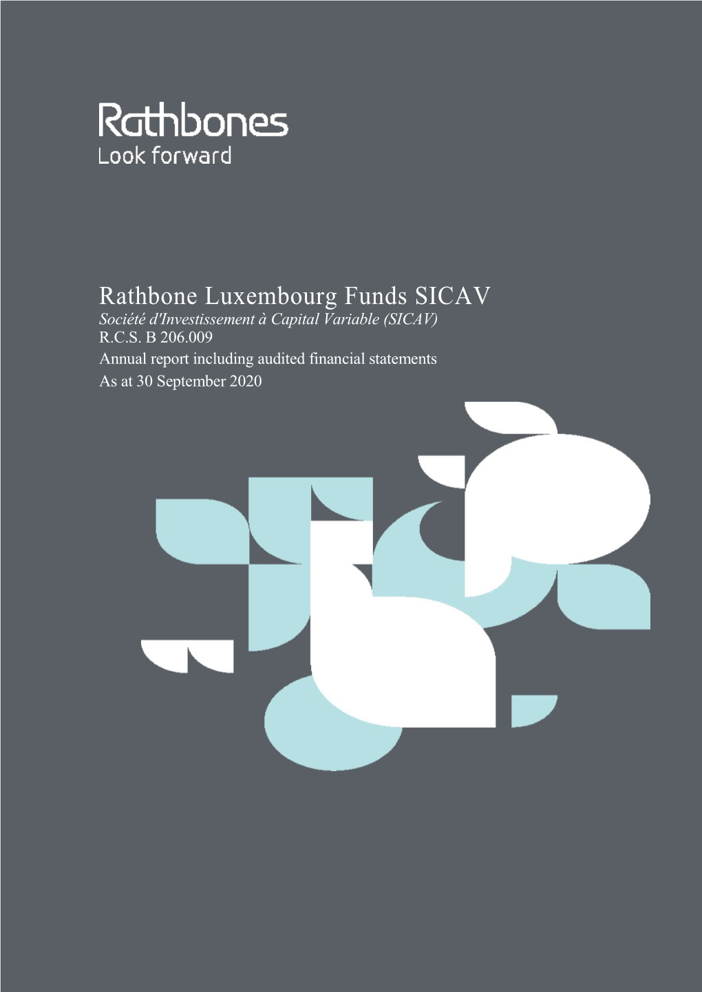 Rathbone Luxembourg Funds SICAV Société D'investissement À Capital Variable (SICAV) R.C.S