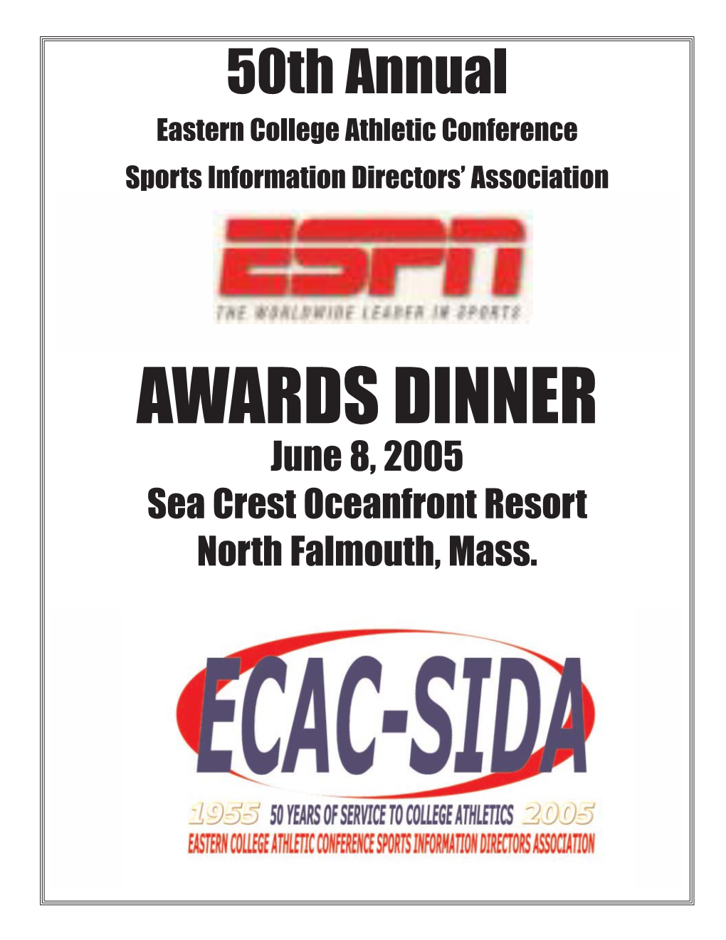 Ecacsidadinner Program.Qxd