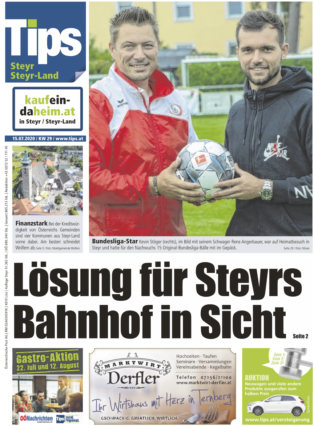 Ihr Wirtshaus Mit Herz in Ternberg Steyr Undhattefürdennachwuchs15original-Bundesliga-Bällemitimgepäck