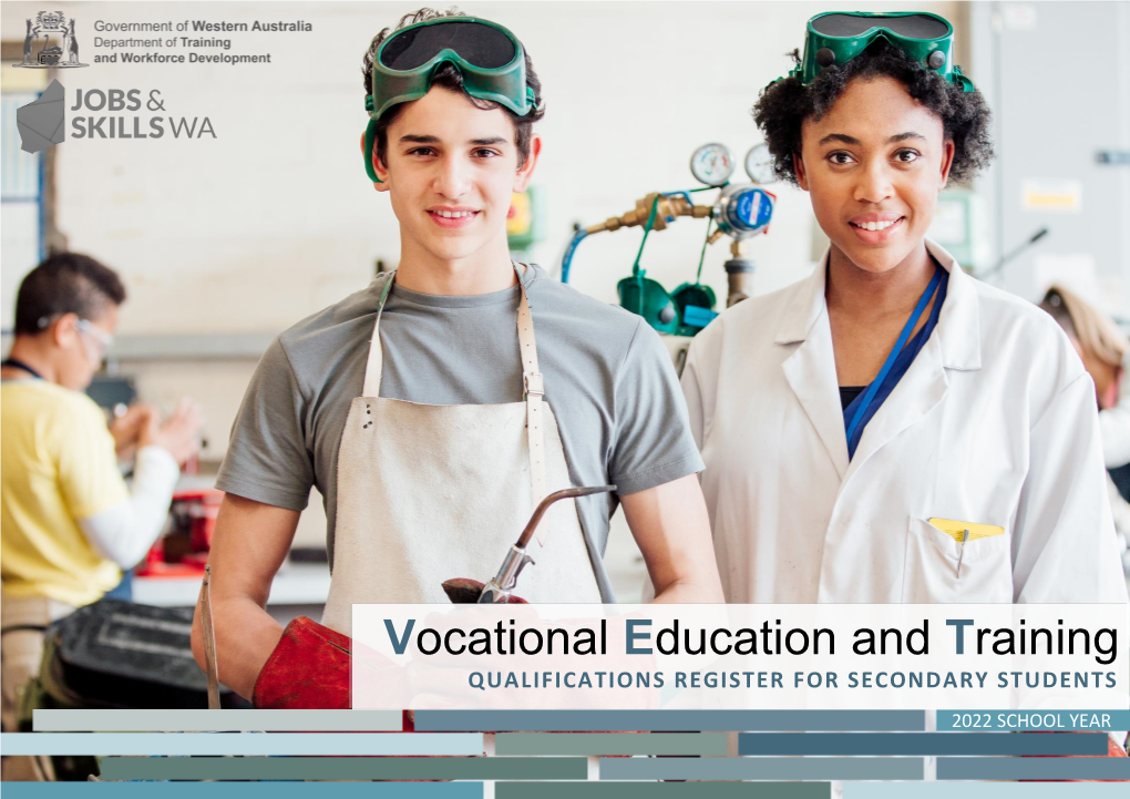 The VET Qualifications Register for Secondary Students