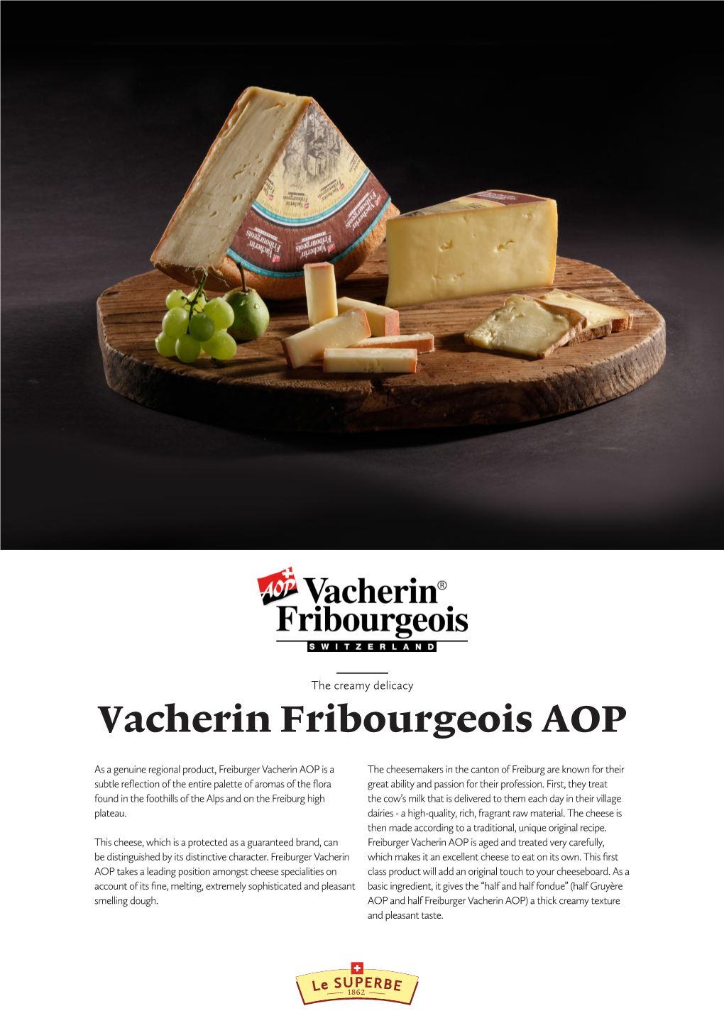 Vacherin Fribourgeois AOP