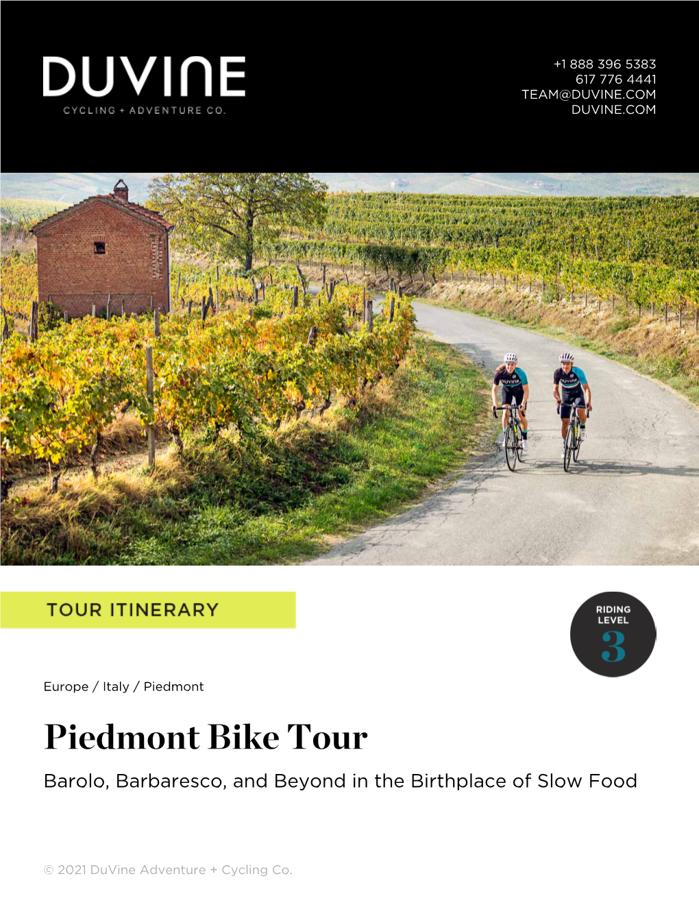 Piedmont Bike Tour Barolo, Barbaresco, and Beyond in the Birthplace of Slow Food