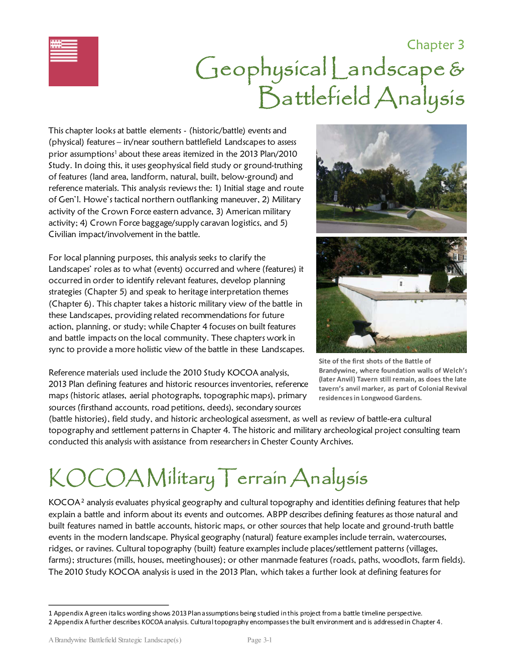 Geophysical Landscape & Battlefield Analysis