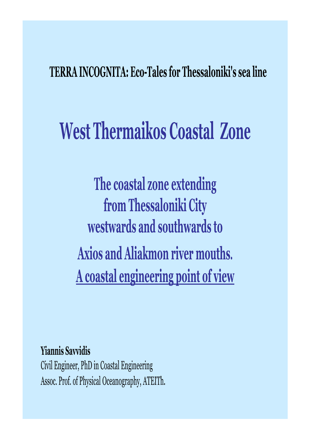 West Thermaikos Coastal Zone