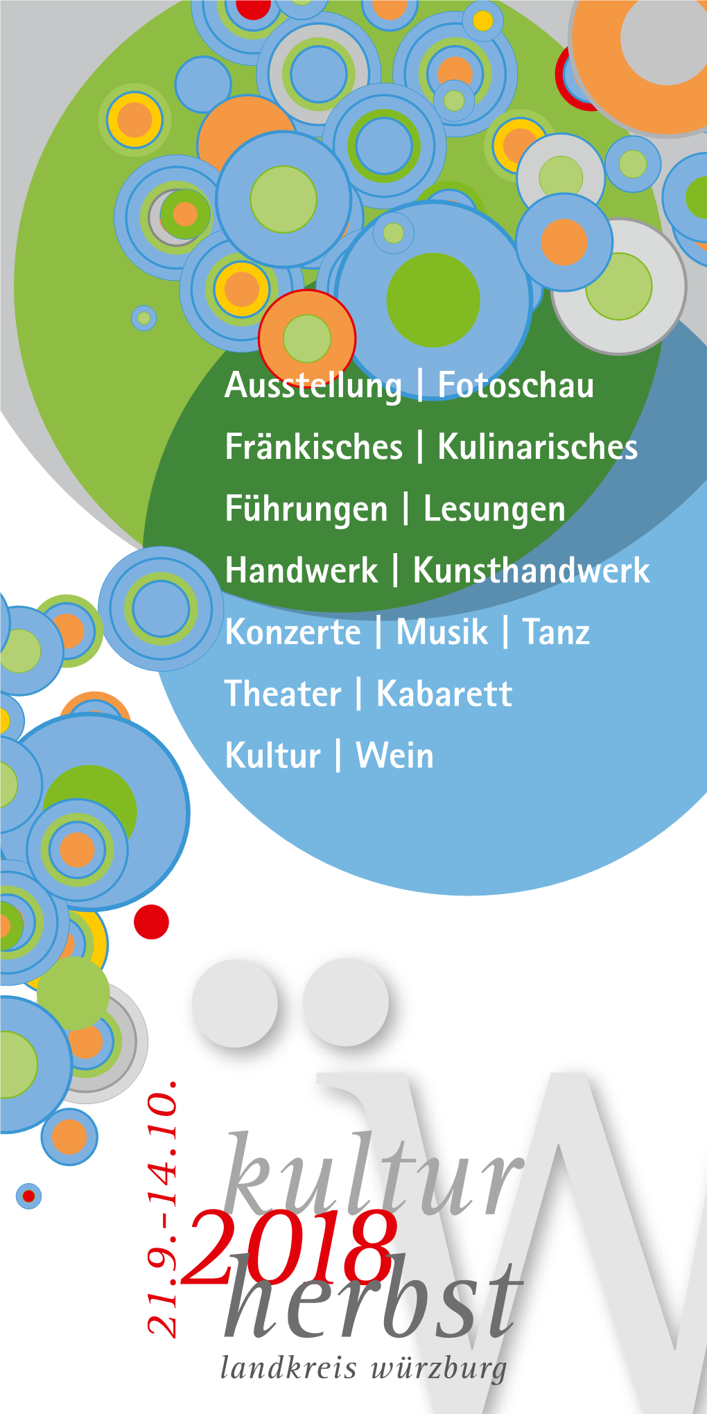 Kulturherbst Programm 2018 Landkreis Würzburg