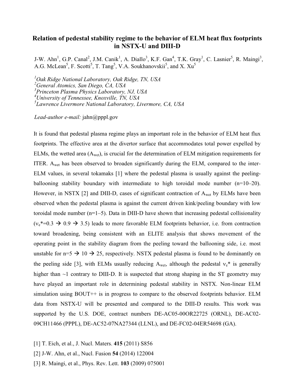 Relation of Pedestal Stability Regime to the Behavior of ELM Heat Flux Footprints in NSTX-U and DIII-D