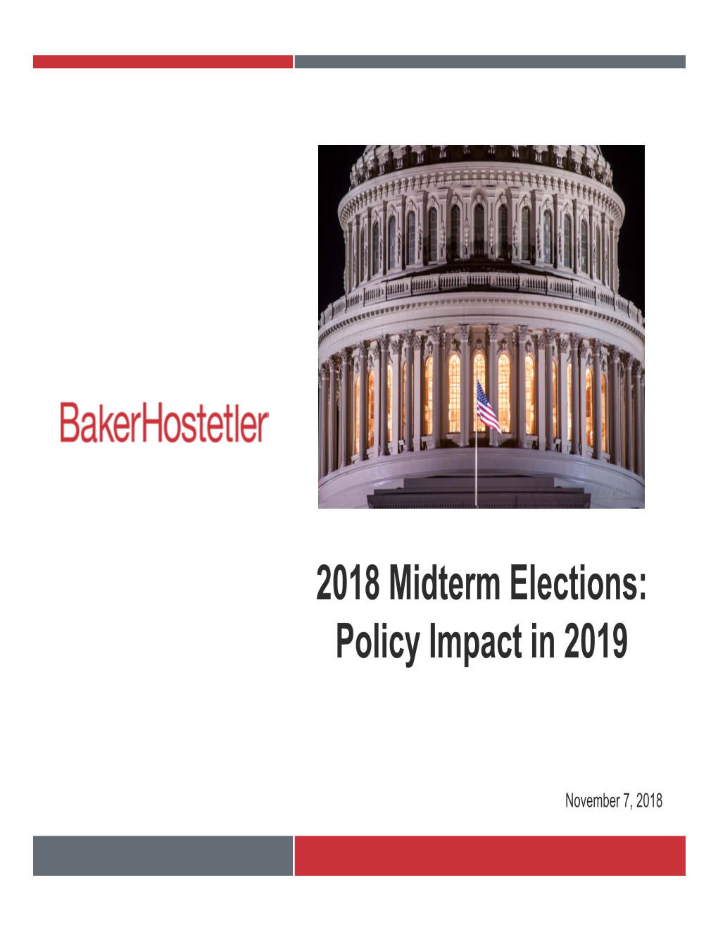 2018 Midterm Elections: Policy Impact in 2019