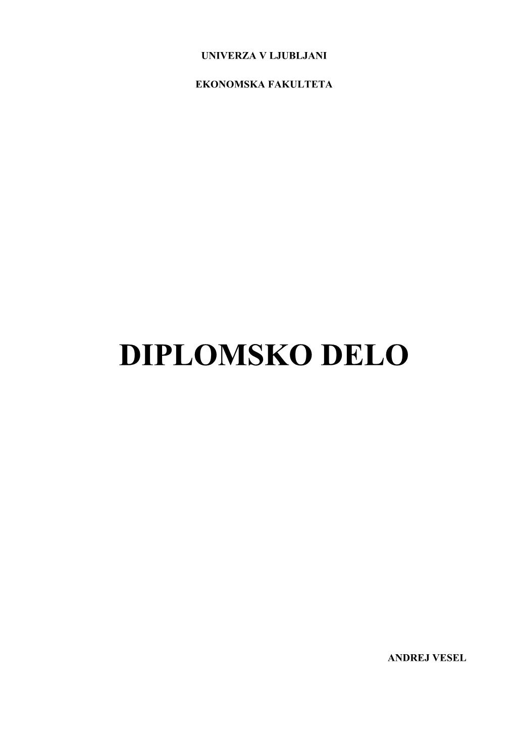 Diplomsko Delo