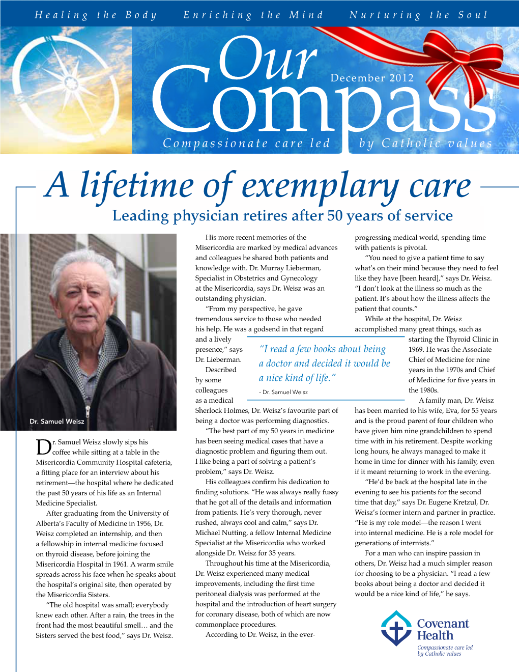 A Lifetime of Exemplary Care