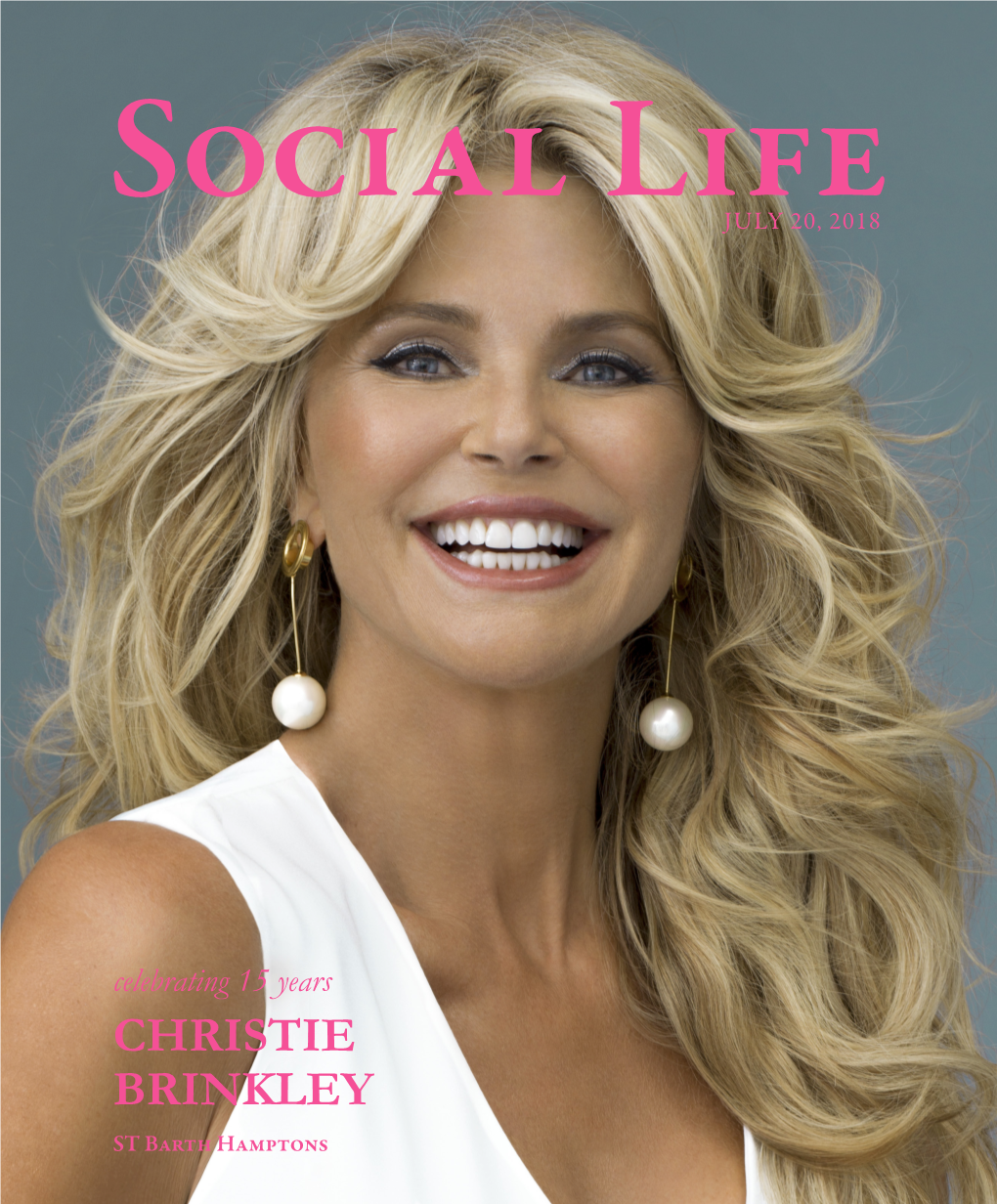 CHRISTIE BRINKLEY ST Barth Hamptons  HEALTH & BEAUTY