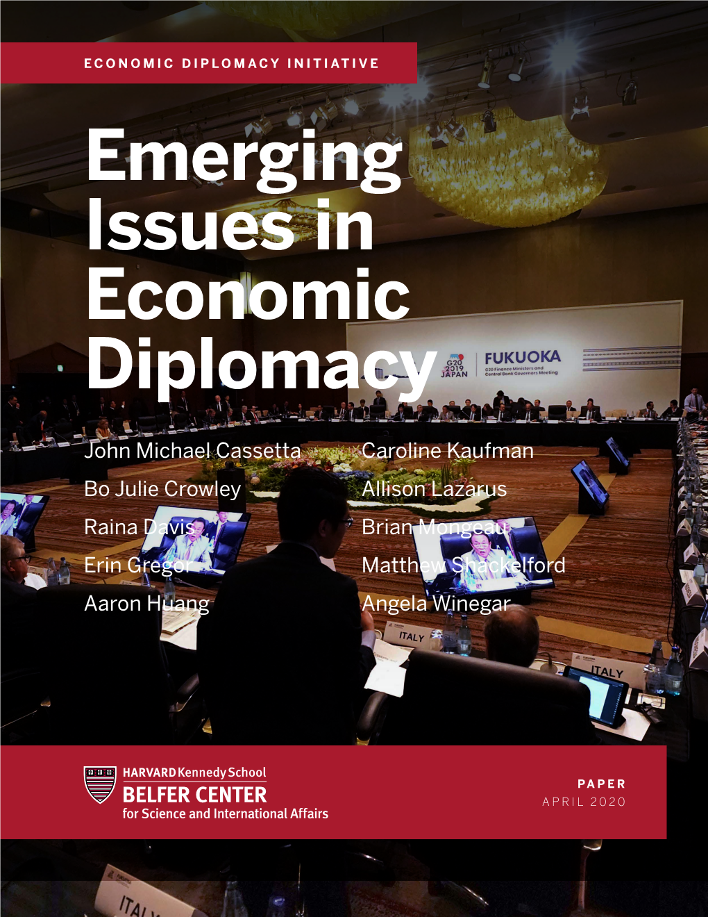 Emerging Issues in Economic Diplomacy