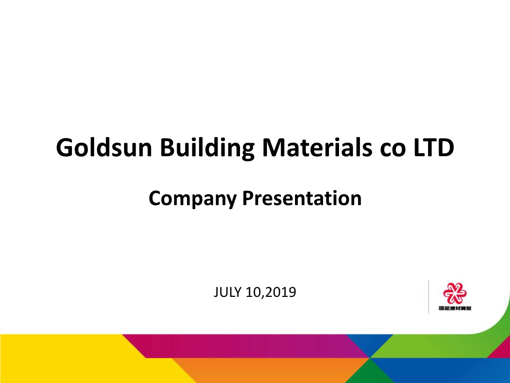 Goldsun Building Materials Co LTD