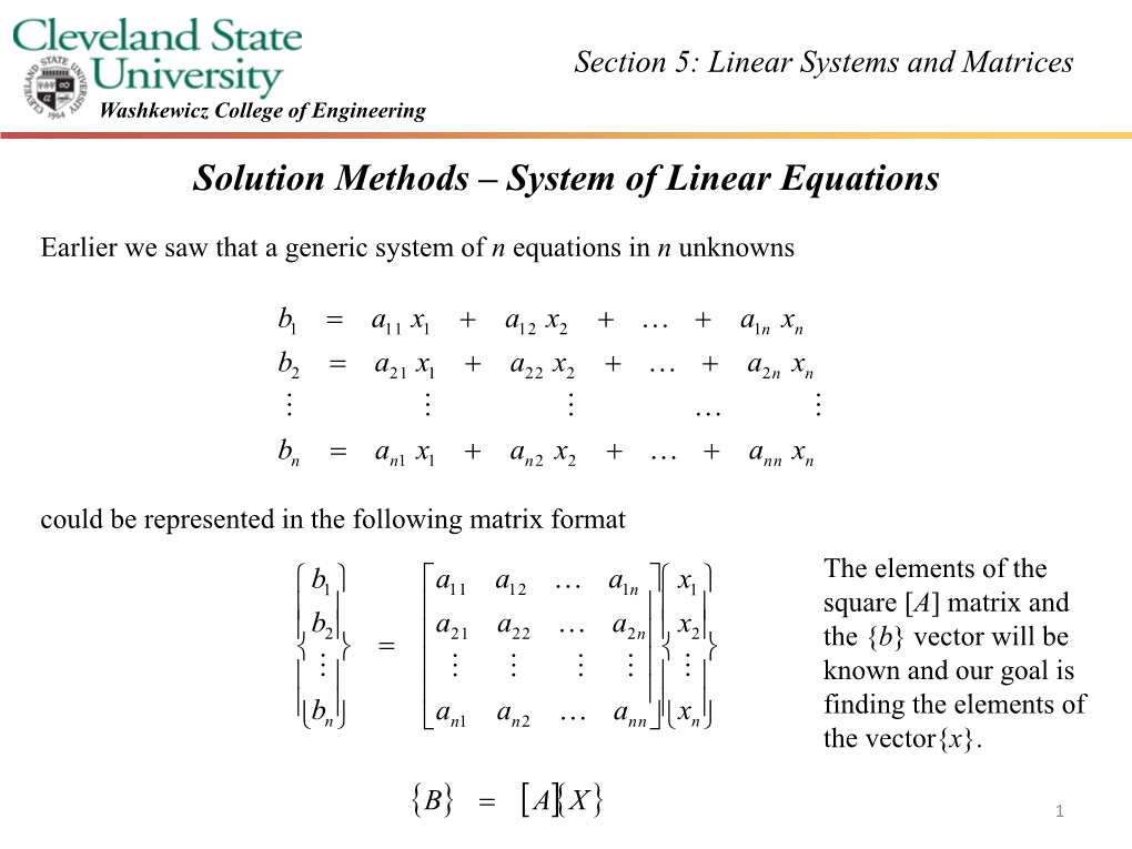 Minors and Cofactors Consider the Nth Order Determinant