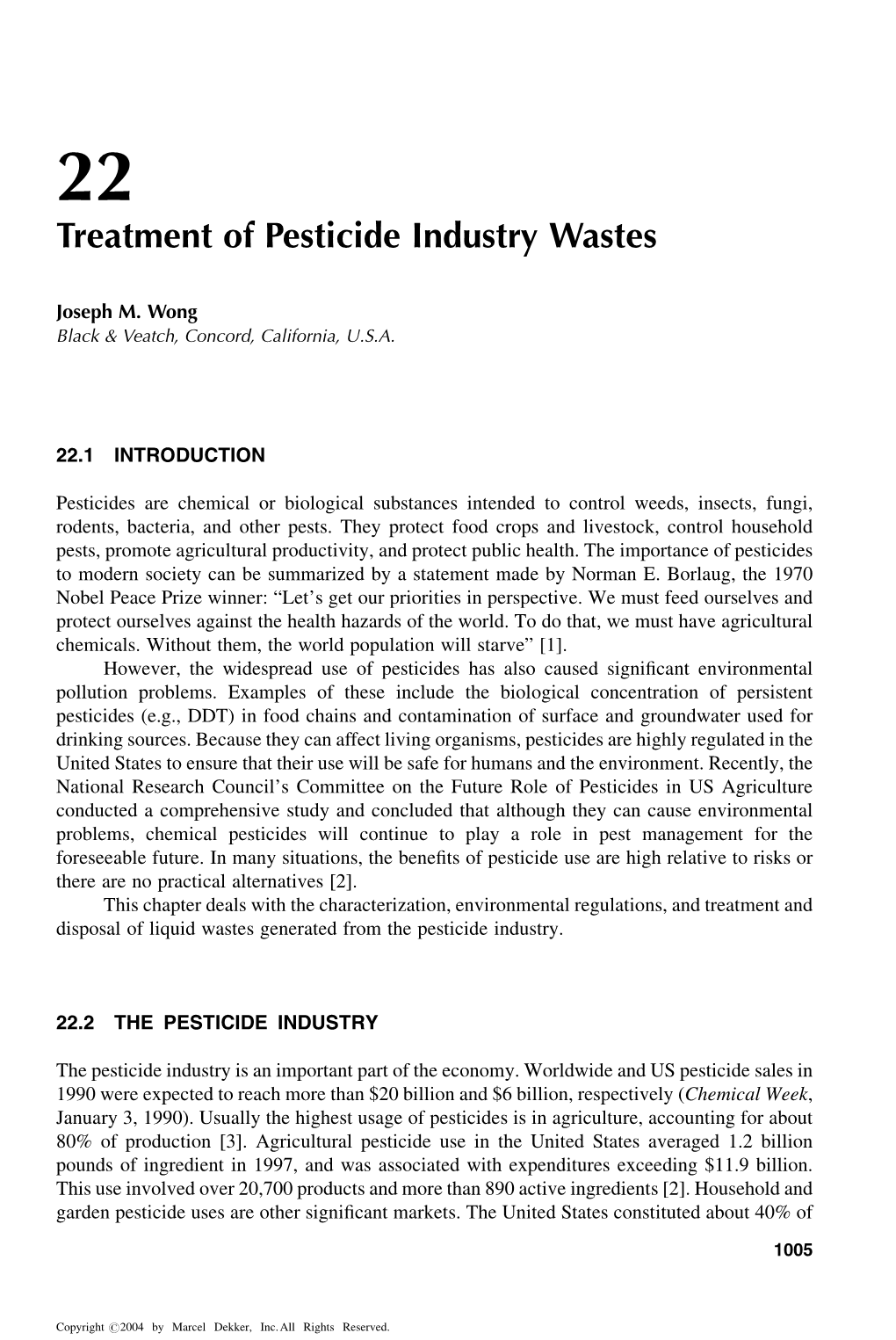 Handbook of Industrial and Hazardous Wastes Treatment