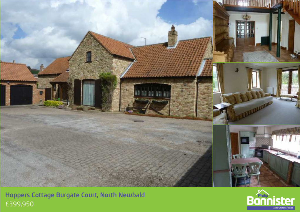 Hoppers Cottage Burgate Court, North Newbald £399,950