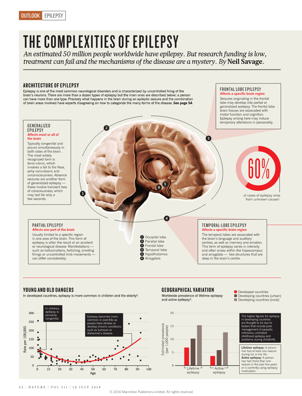 THE COMPLEXITIES of EPILEPSY an Estimated 50 Million People Worldwide Have Epilepsy